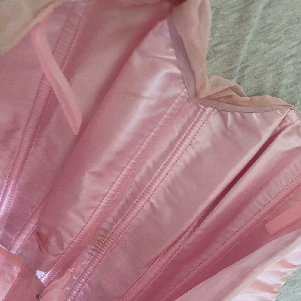 Pink Strapless Top - Picture 3 of 4